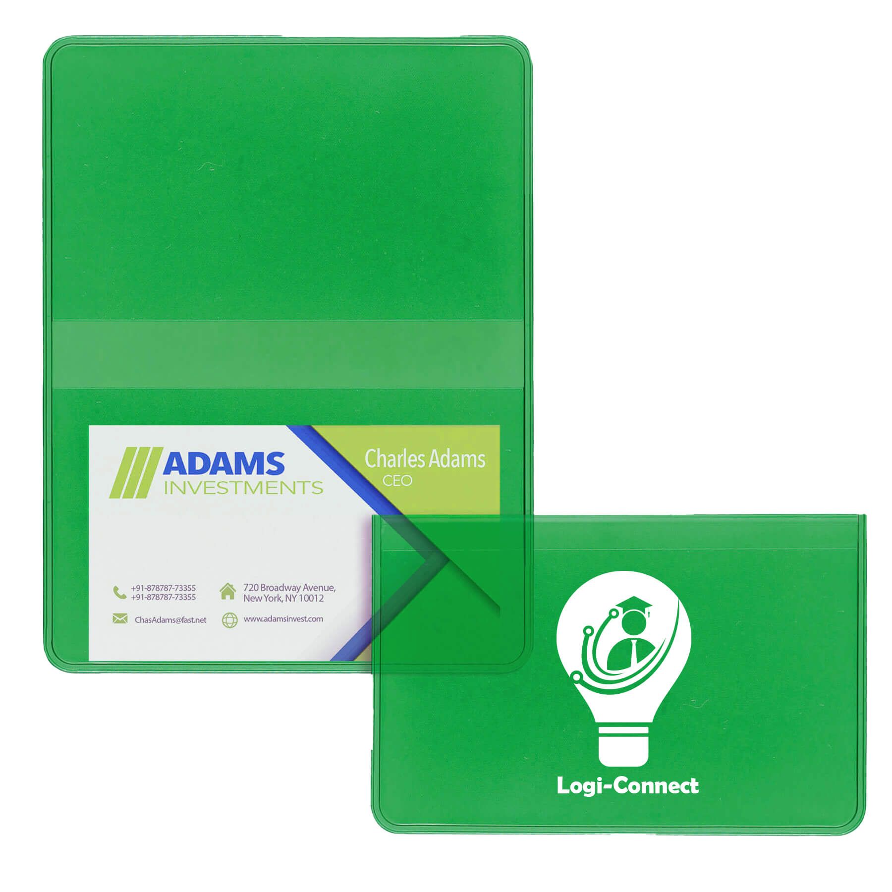 Translucent Green Imprinted